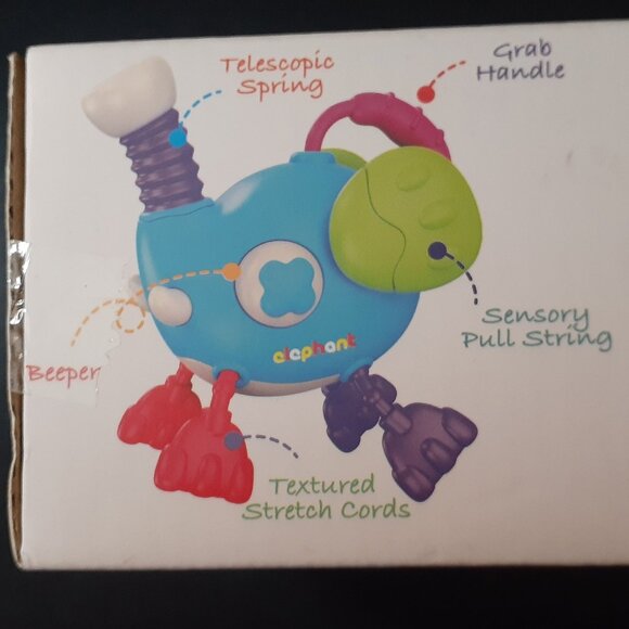 New In Box!! iPlay, iLearn Baby Silicone Teething Toy & Sensory and Stretch Toy - Picture 5 of 11